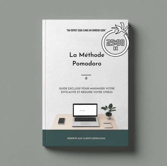 Ebook "La Méthode Pomodoro" - Guide exclusif pour maximiser votre efficacité - DeskClean